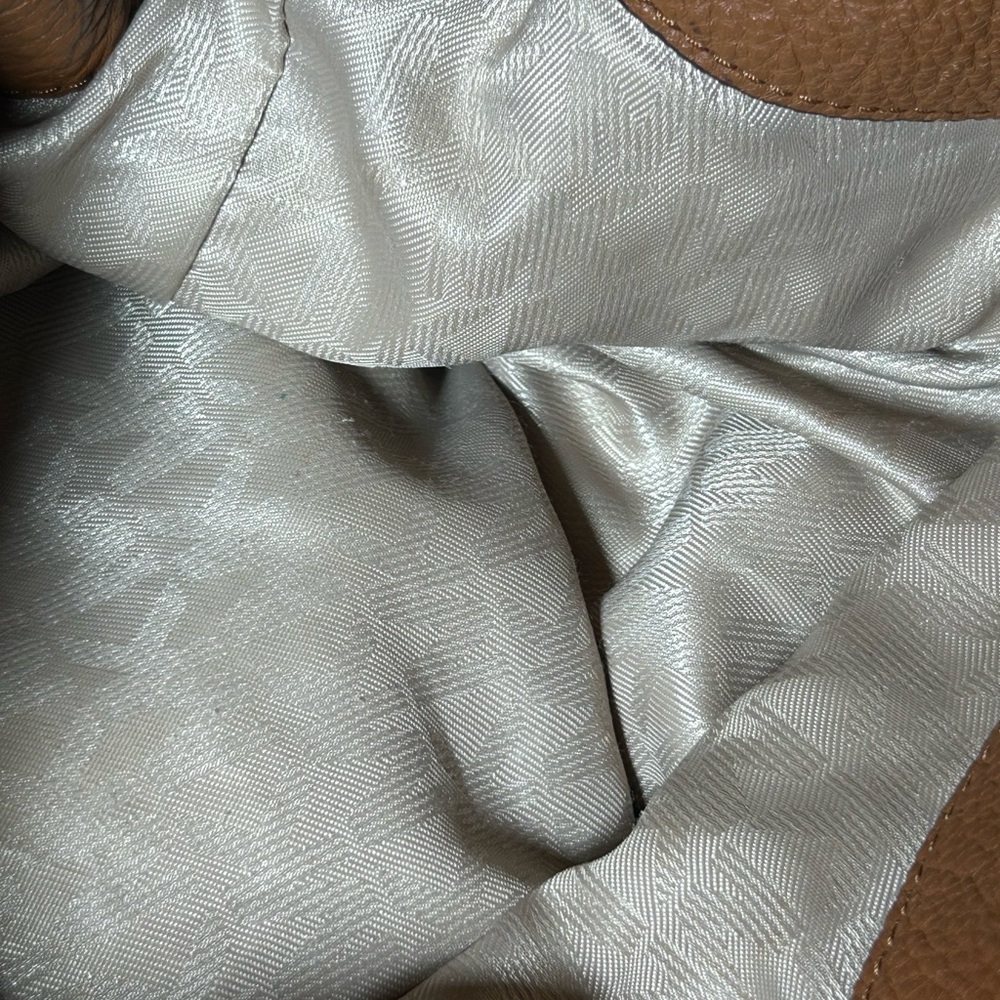 Michael Kors Tan Leather Hobo Bag Approx. 15” x 11” x 3” - Picture 12 of 15